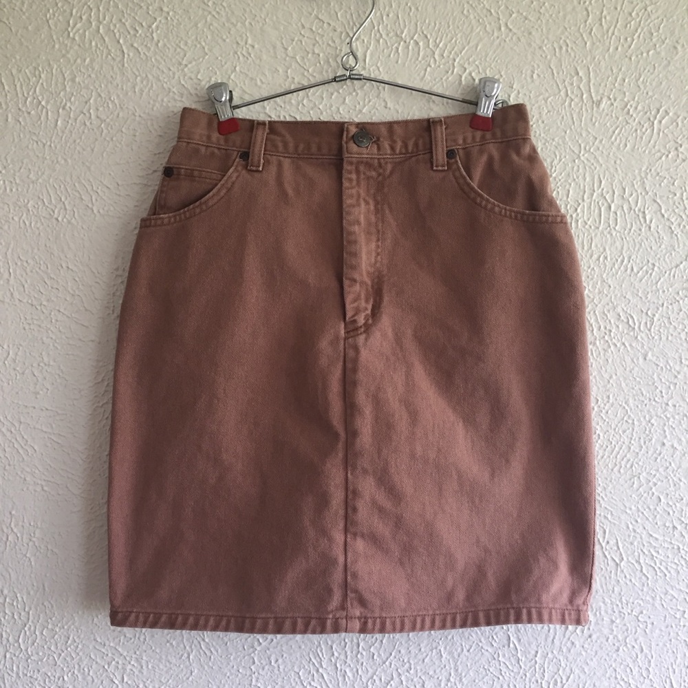 Vintage denim skirt